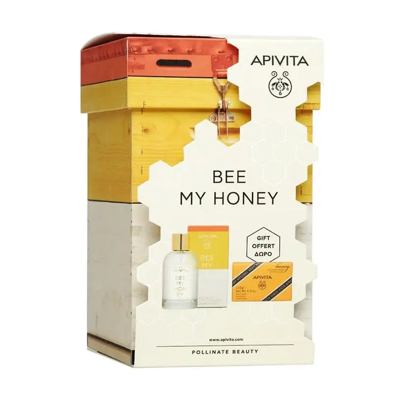 Jag Couture London - New York Apivita Bee My Honey Eau De Toilette 100ml set 2 Pieces