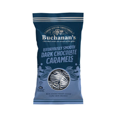 Buchanan's bag of dark chocolate Caramels
