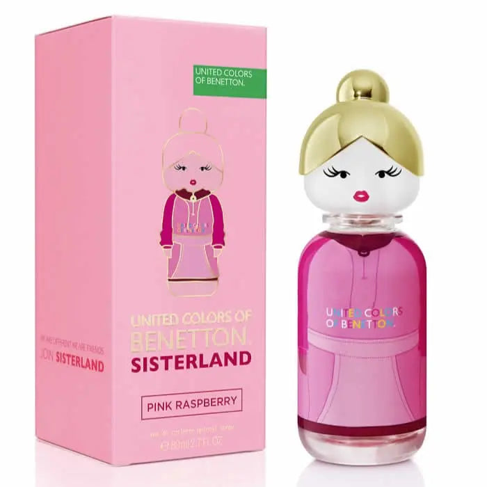 Jag Couture London - New York Benetton Sisterland Pink Raspberry Eau De Toilette Spray 80ml