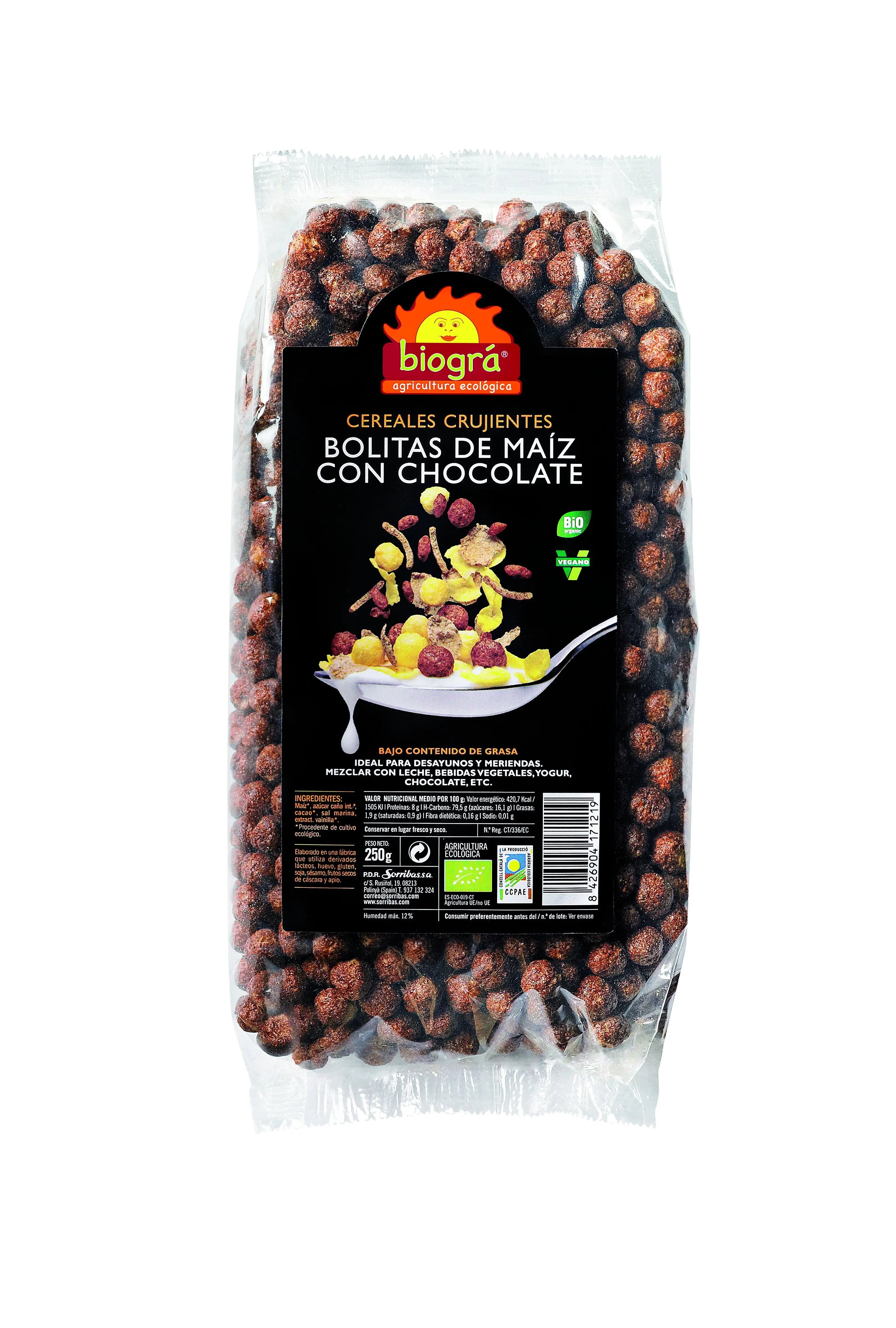 Biográ Bolitas De Maiz Con Chocolate 250g Biogra Bio Jag Couture London - New York
