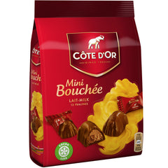 Cote d'Or milk chocolate mini bouchees in pouch