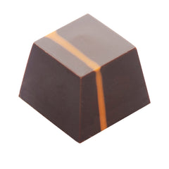 Orange - dark chocolate with orange jam and orange truffle layers 12g