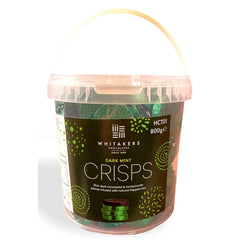 Dark mint crisp - dark chocolate with honeycomb pieces in green coloured foil 128pcs Jag Couture London - New York