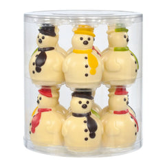 Jag Couture London - New York Decorated hollow white chocolate snowmen