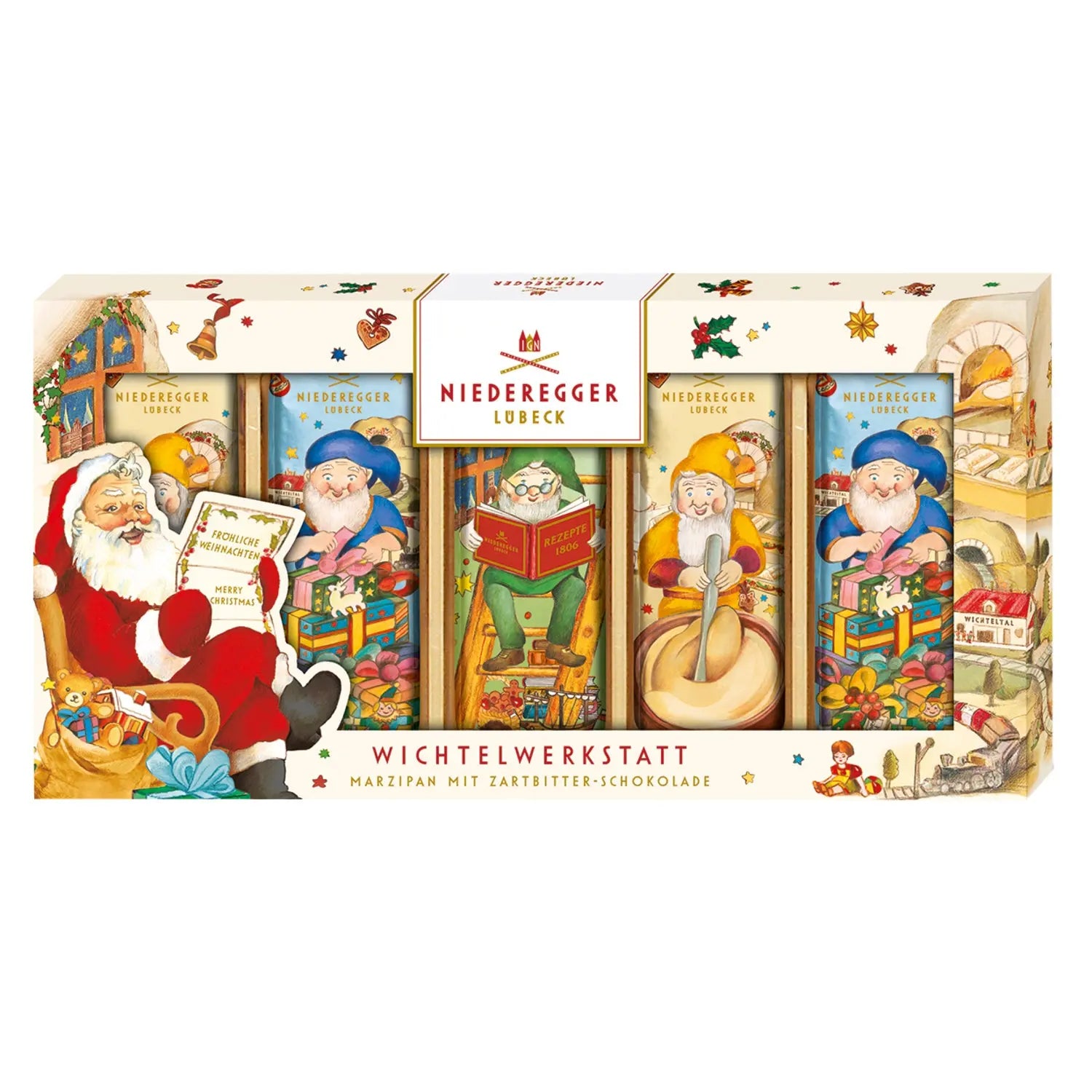 Elves' workshop - chocolate covered marzipan bars Jag Couture London - New York