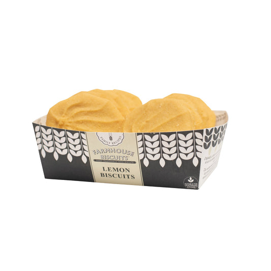 Farmhouse lemon biscuits in tray - VAT FREE