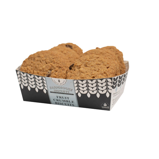Farmhouse fruit crumble biscuits in tray - VAT FREE