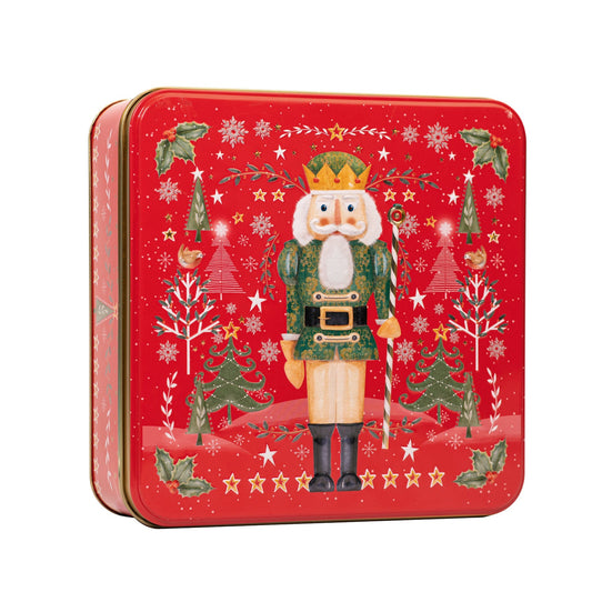 Nutcracker square tin of assorted biscuits - VAT FREE