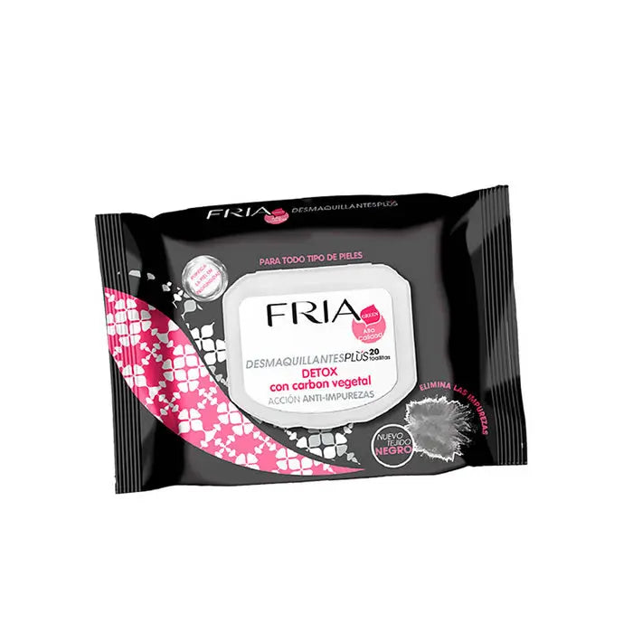 Fria Desmaquillantes Plus Detox Make-Up Remover Wipes 20 Wipes Jag Couture London - New York