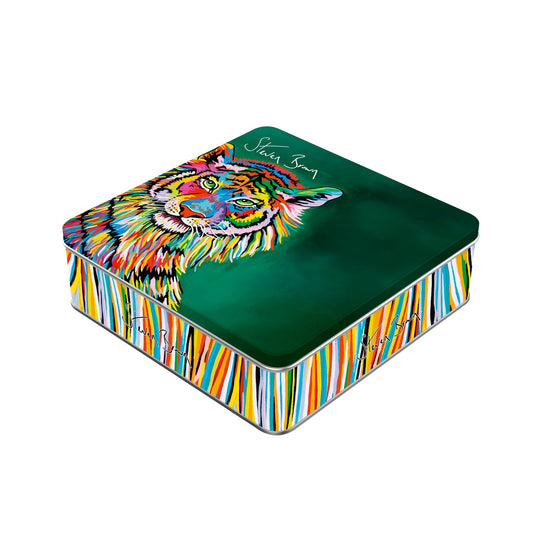 Steven Brown Kim McZoo tin of salted caramel fudge