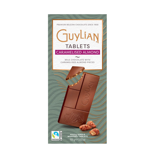 Guylian milk chocolate mini bars with caramelised almonds