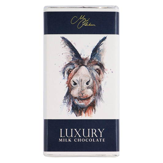 Meg Hawkins Donkey design milk chocolate bar