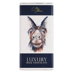 Meg Hawkins Donkey design milk chocolate bar