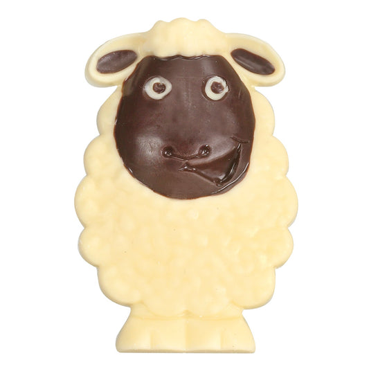 Fluff the sheep - decorated solid white chocolate - appr 35pcs