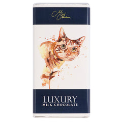 Meg Hawkins Cat design milk chocolate bar