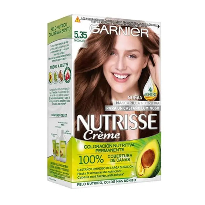 Garnier Nutrisse Crème Nourishing Color 5.35 Chocolate Jag Couture London - New York