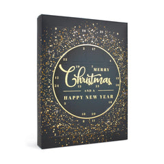 Jag Couture London - New York Glitter Christmas circle design empty advent calendar - 24 choc 192 x 32.5 x 252mm
