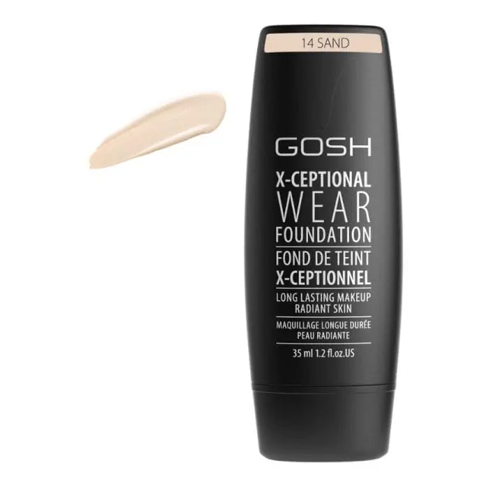 Jag Couture London - New York Gosh X-Ceptional Wear Foundation Long Lasting Makeup 14 Sand 35ml