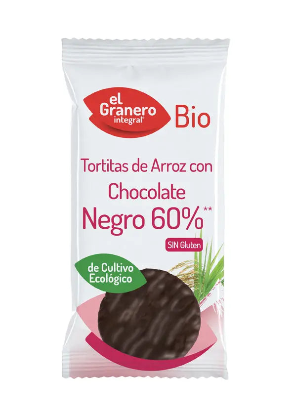 Granero Tortitas De Arroz Con Chocolate Negro Bio Jag Couture London - New York