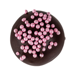 Raspberry truffle - flavoured oatmilk ganache in dark chocolate 12.8g