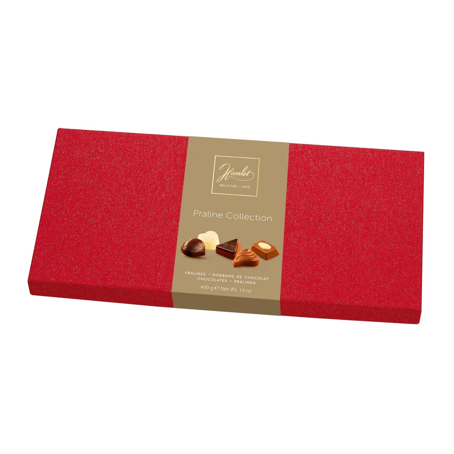Hamlet Magic Line red flat box of assorted chocolates Jag Couture London - New York