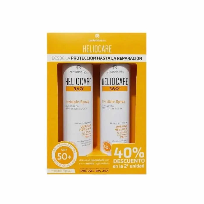 Jag Couture London - New York Heliocare Invisible Spray 360 Spf50+ 2x200ml
