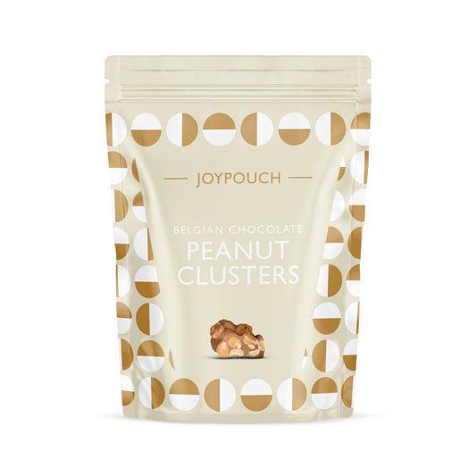 Joypouch milk chocolate covered peanut clusters