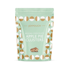 Joypouch milk chocolate covered apple pie clusters