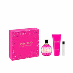 Jag Couture London - New York Jimmy Choo Rose Passion Eau De Perfume Spray 100ml Set 3 Pieces