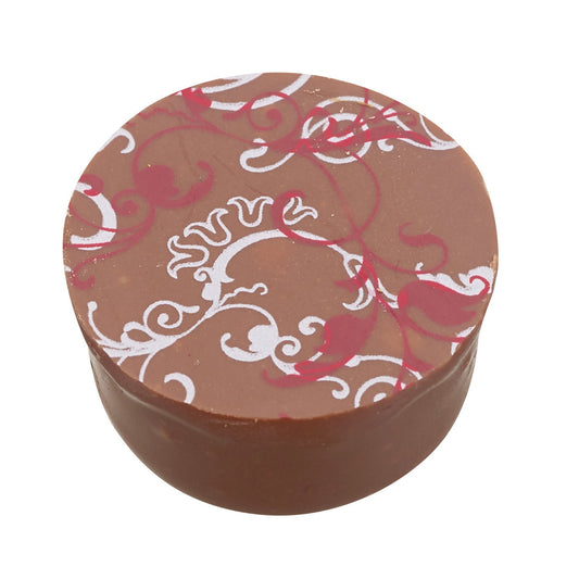 Raspberry & cranberry - milk chocolate with flavoured crème fraîche 14g