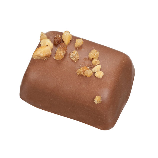 Rhubarb crumble - milk chocolate with rhubarb cream 14g