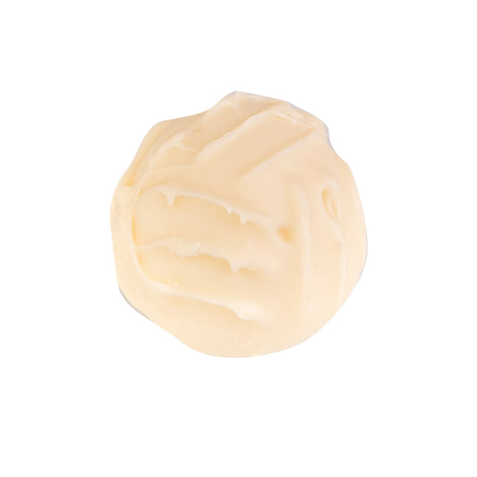 White Truffle - Swiss white chocolate with a fresh cream truffle centre 13g approx 1kg