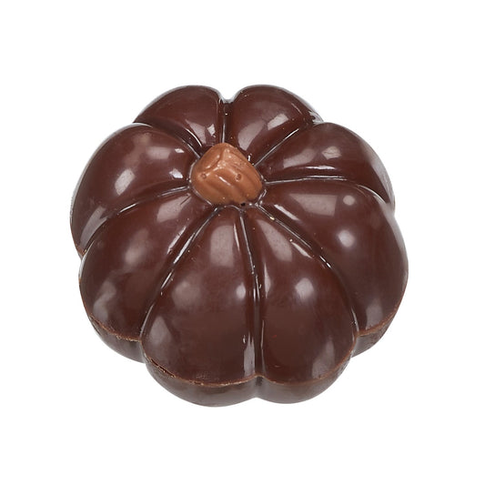 Dark chocolate pumpkin with hazelnut filling 13g