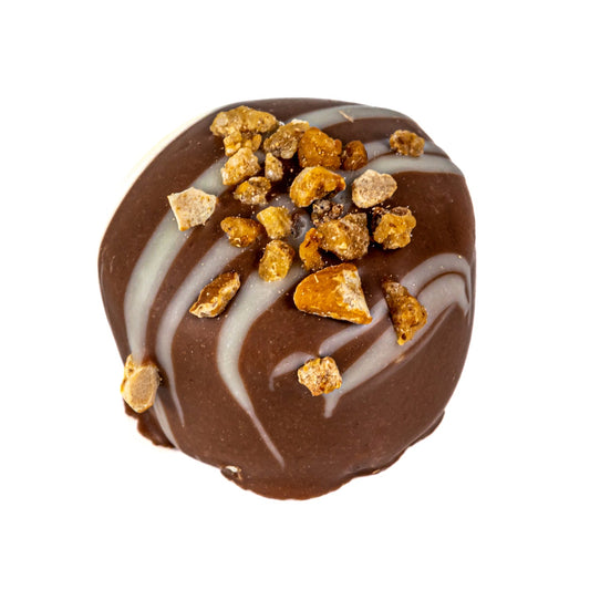 Salted Caramel - milk chocolate with salted caramel & roasted hazelnuts 18g