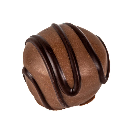 Walnut Whirl - light chocolate mousse with walnut in milk chocolate with dark stripe 17g