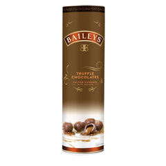 Baileys salted caramel twist wrapped milk truffles in tube