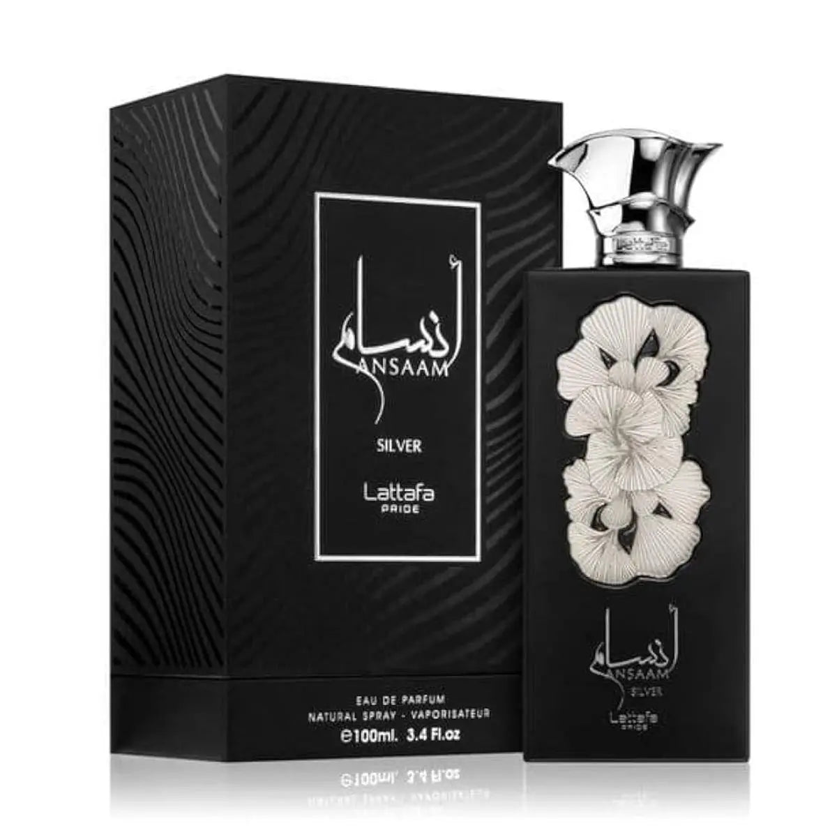 Lattafa Ansaam Silver Eau De Parfum 100ml Spray Jag Couture London - New York