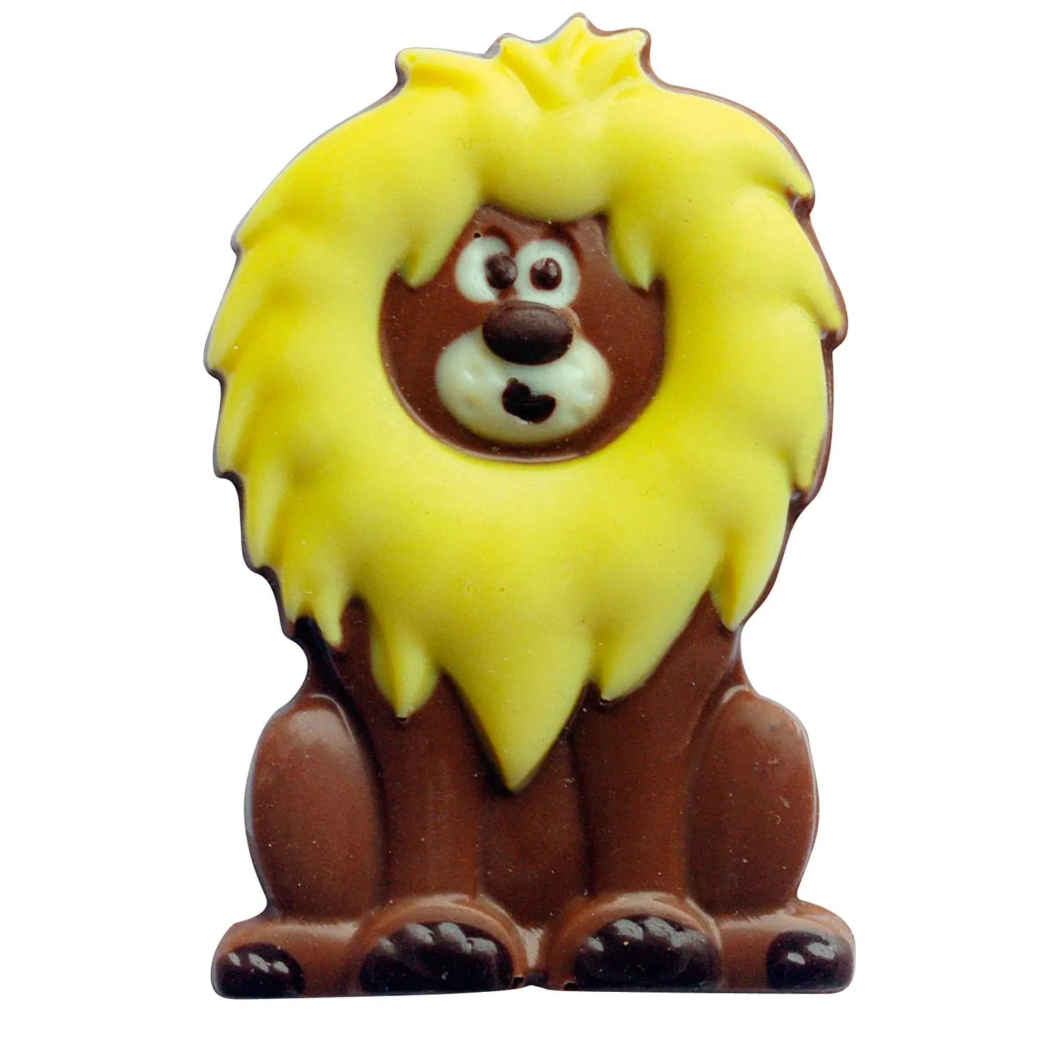 Lenny the lion - decorated solid milk chocolate - appr 38pcs Jag Couture London - New York