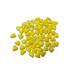 Choco Love Gialli - milk chocolate hearts covered in yellow coloured sugar
