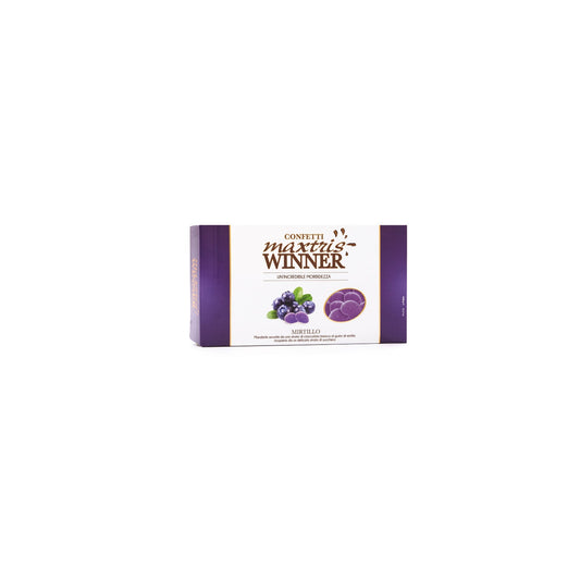 Winner Mirtillo - toasted almonds in berry flavoured white chocolate in sugar