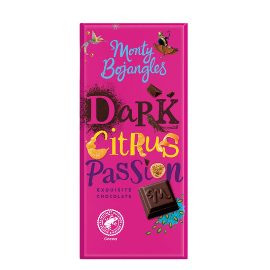 Dark Citrus Passion exquisite chocolate bar
