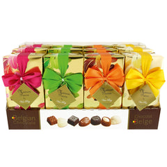 Maison Pierre Belgian chocolate ballotins with gold line giftwrap