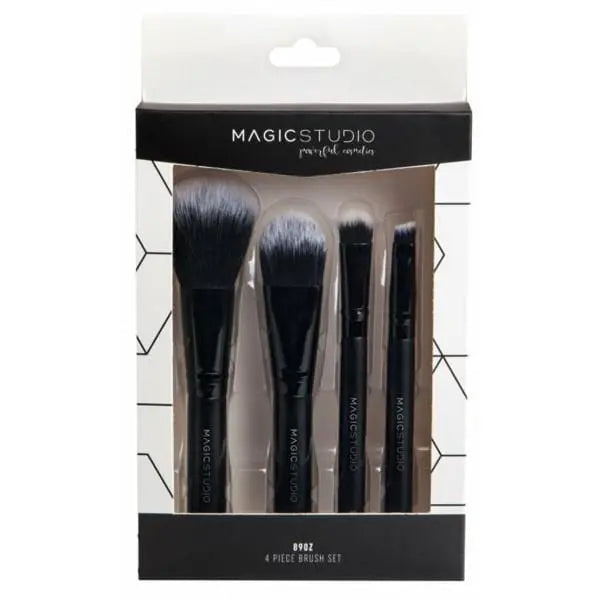 Jag Couture London - New York Magic Studio Powerful Cosmetics Brush Lote 4 Piezas