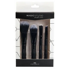 Jag Couture London - New York Magic Studio Powerful Cosmetics Brush Lote 4 Piezas