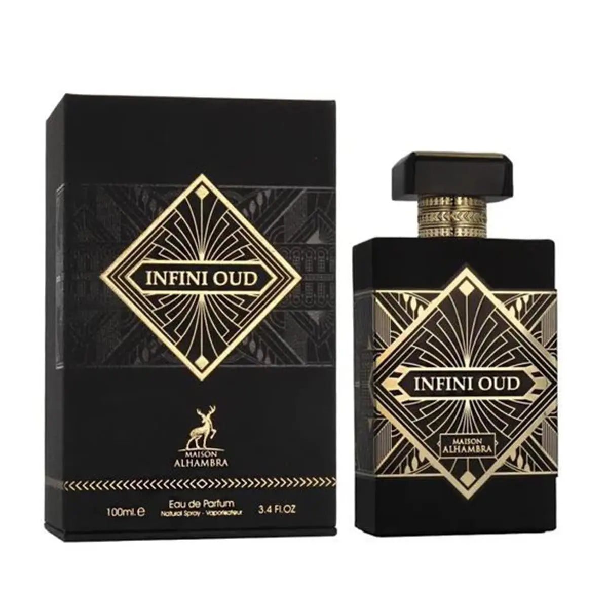 Maison Alhambra Infini Oud Eau De Parfum 100ml Spray Jag Couture London - New York
