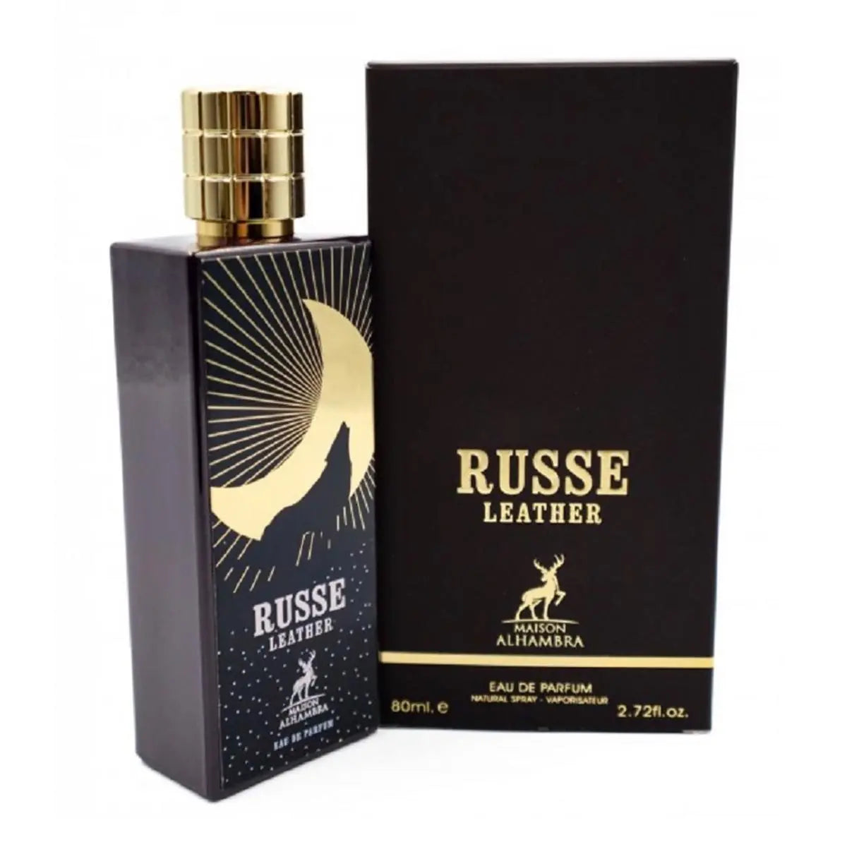 Maison Alhambra Russe Leather Eau De Parfum 80ml Spray Jag Couture London - New York