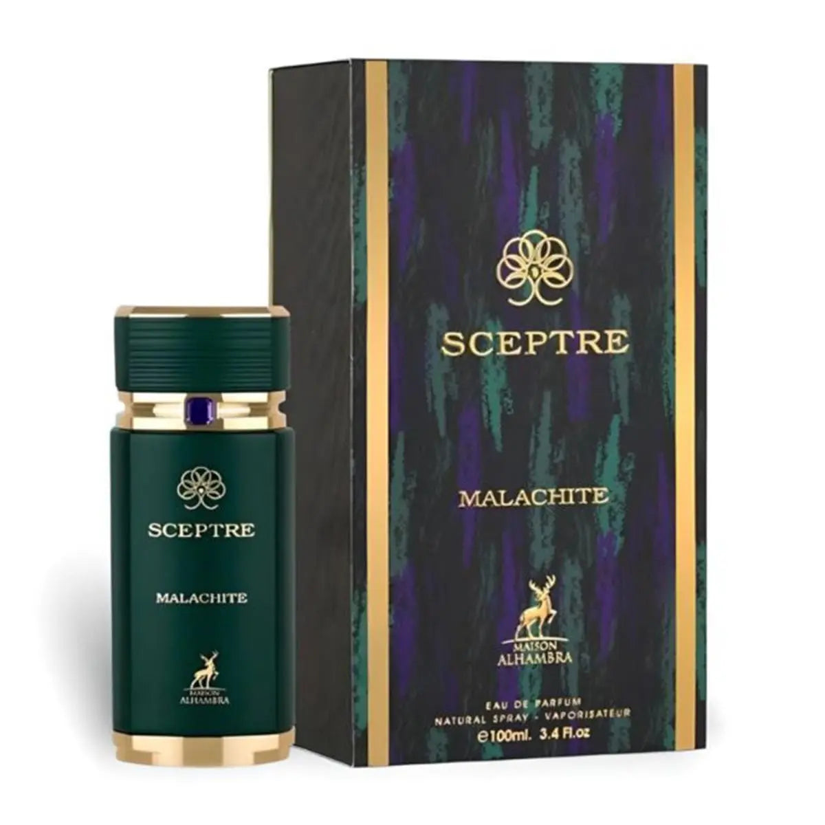 Jag Couture London - New York Maison Alhambra Sceptre Malachite Eau De Parfum 100ml Spray