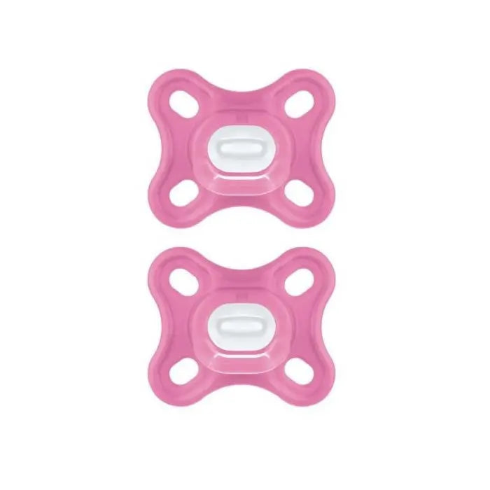 Mam Comfort Pacifier 3-12 M 2 Units Pink Jag Couture London - New York