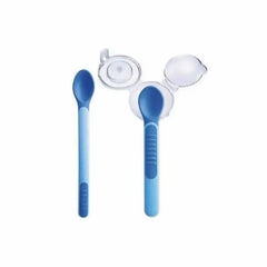 Mam Heat Sensitive Spoon 2 Units Blue Jag Couture London - New York