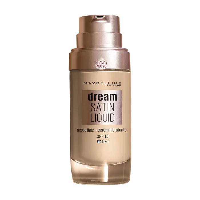 Jag Couture London - New York Maybelline Dream Satin Liquid Foundation & Serum 40 Fawn 30ml
